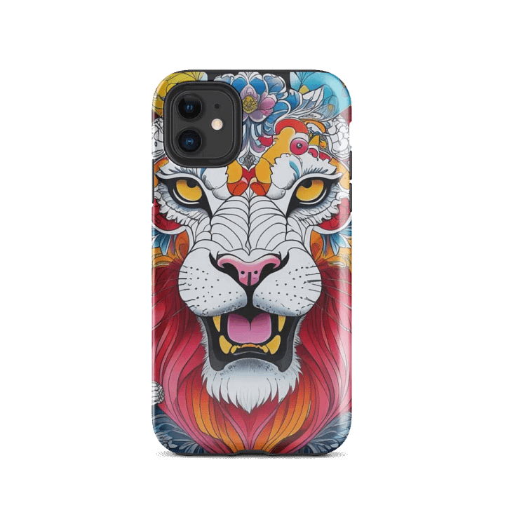 Floral Lion Mane iPhone® Tough Case product image (24)