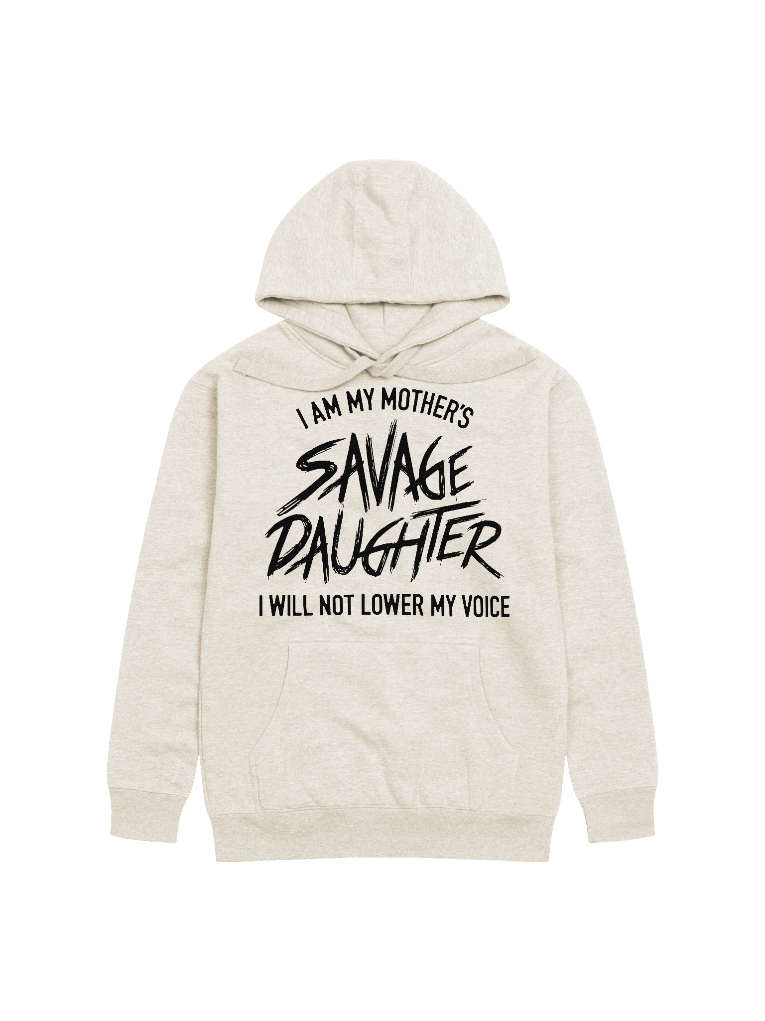 Savage Daughter Premium Hoodie (black print) product image (1)