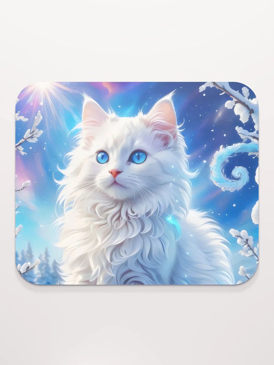 The Fluffiest Winter Kitten Mouse Pad product image (3)