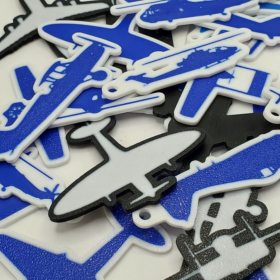 Airplane and Helicopter Keychains product image (2)
