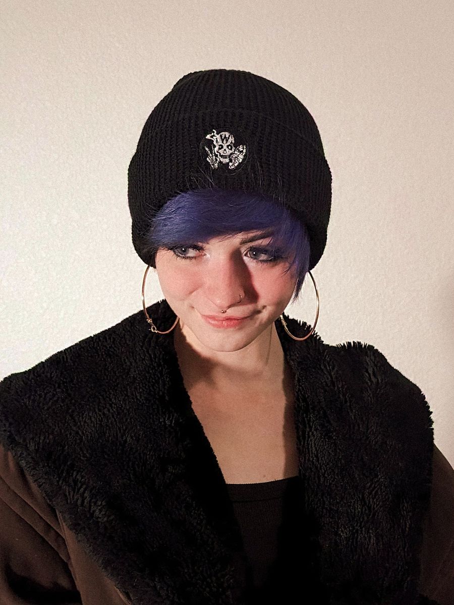 Skull Inhaler Beanie product image (1)