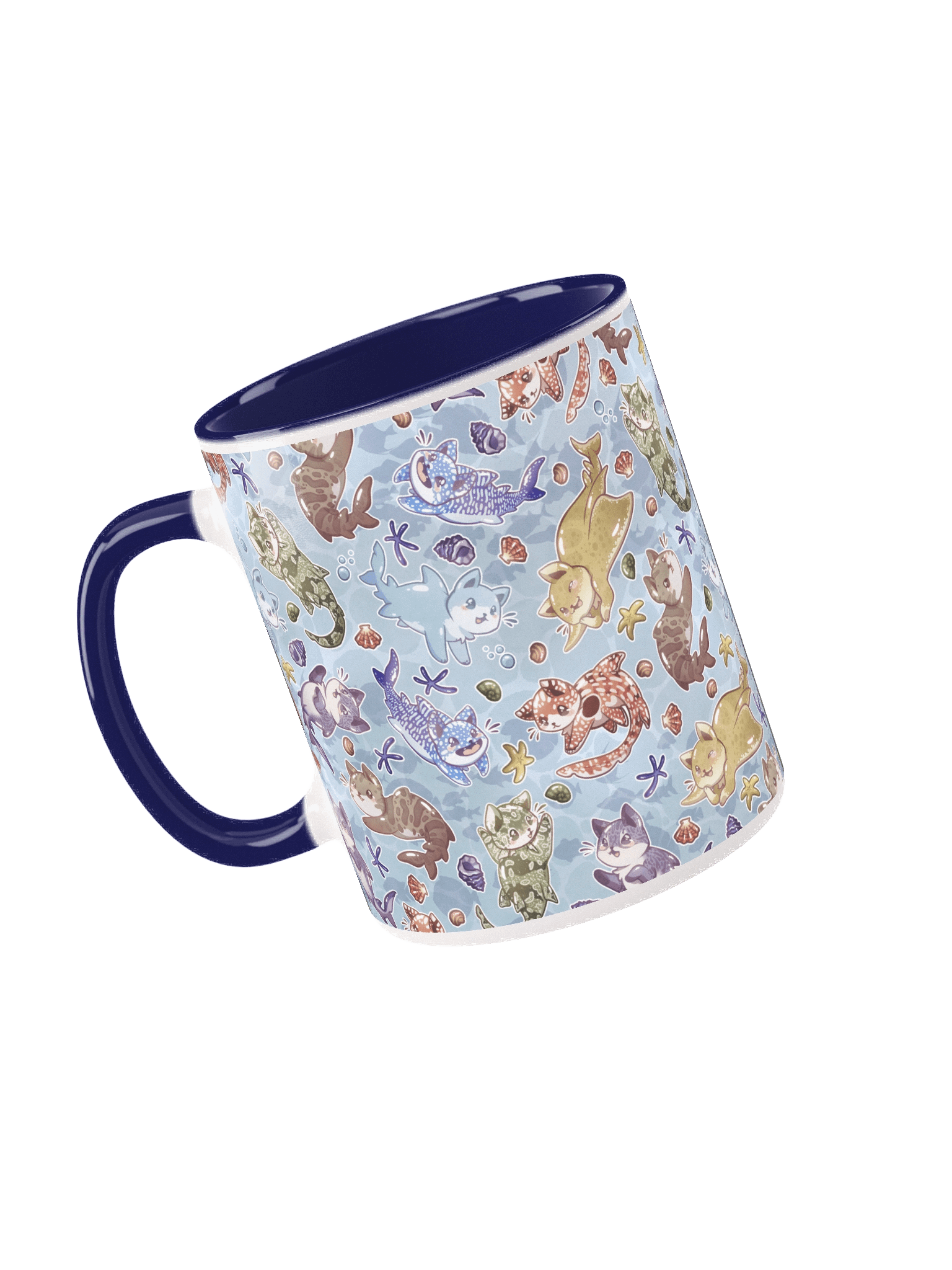 CATSHARK - ceramic mug with color inside product image (30)