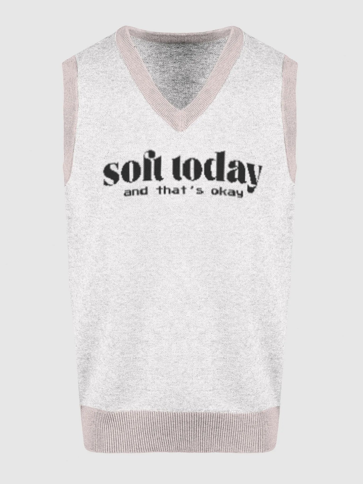 soft today & that's okay | sweater vest product image (3)
