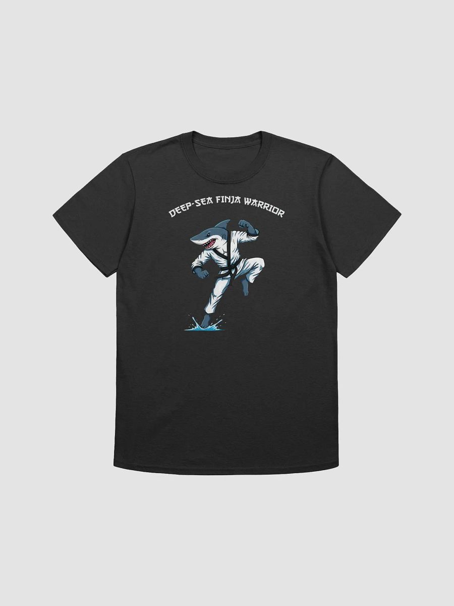 Deep-Sea Finja Warrior – Funny Shark Karate T-Shirt product image (2)