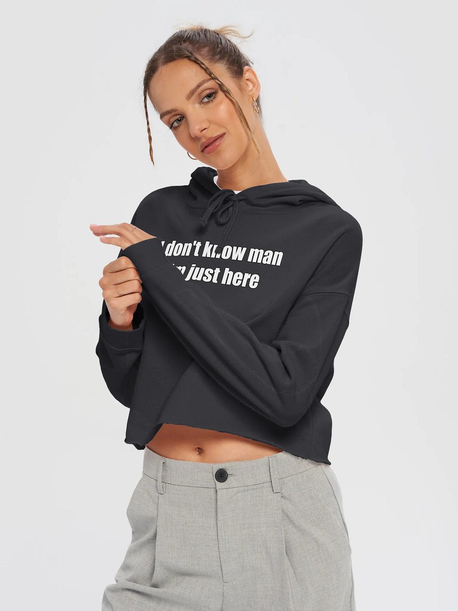 Just Here Crop Hoodie product image (3)