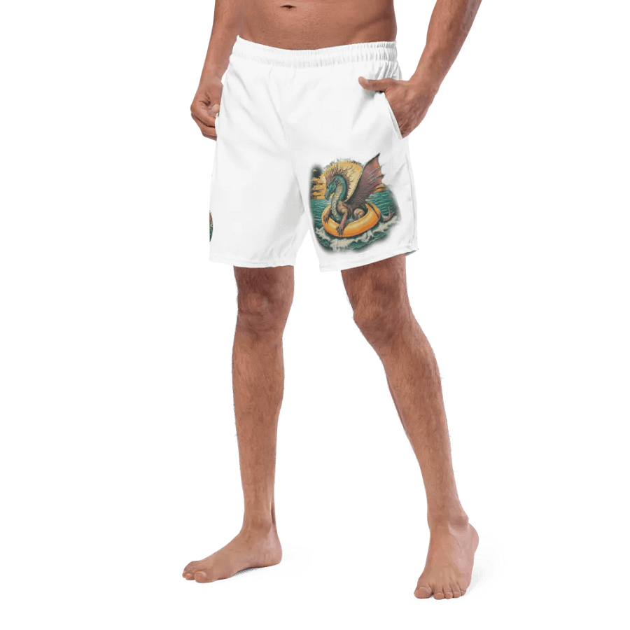 Dragon All-Over Swim Trunks product image (7)