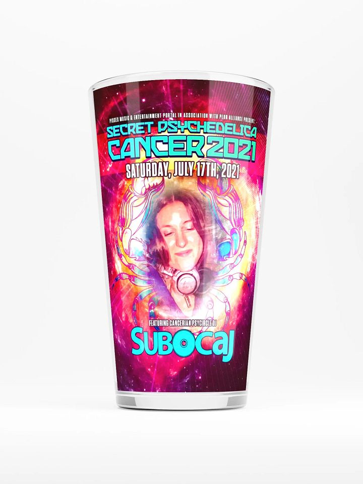 Cancer 2021 Shaker Pint Glass product image (1)