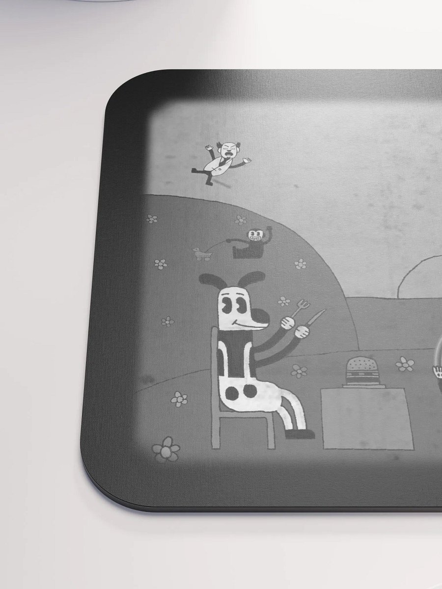 Bendy & Friends Mousepad (Black & White) product image (6)