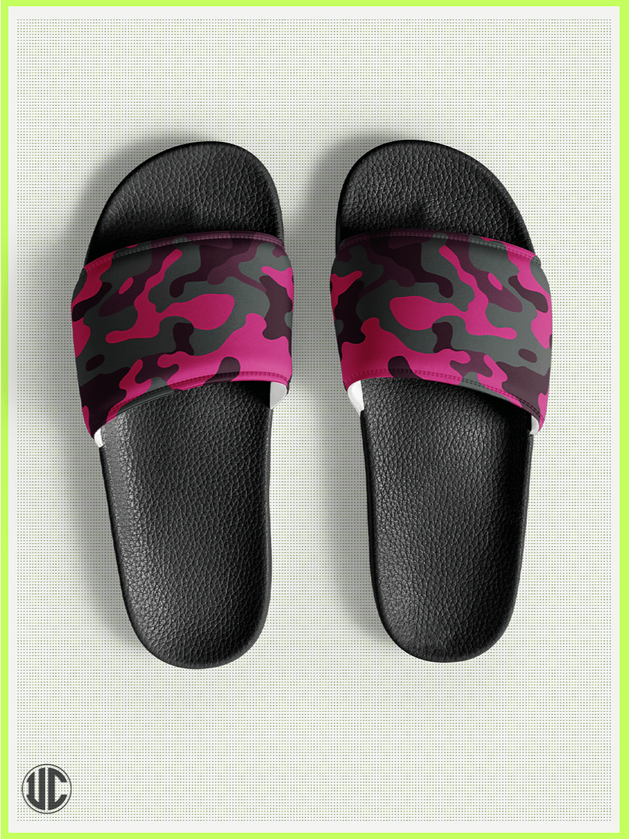 UnkoCon – Savage Woodland Camo Women’s Slides product image (1)