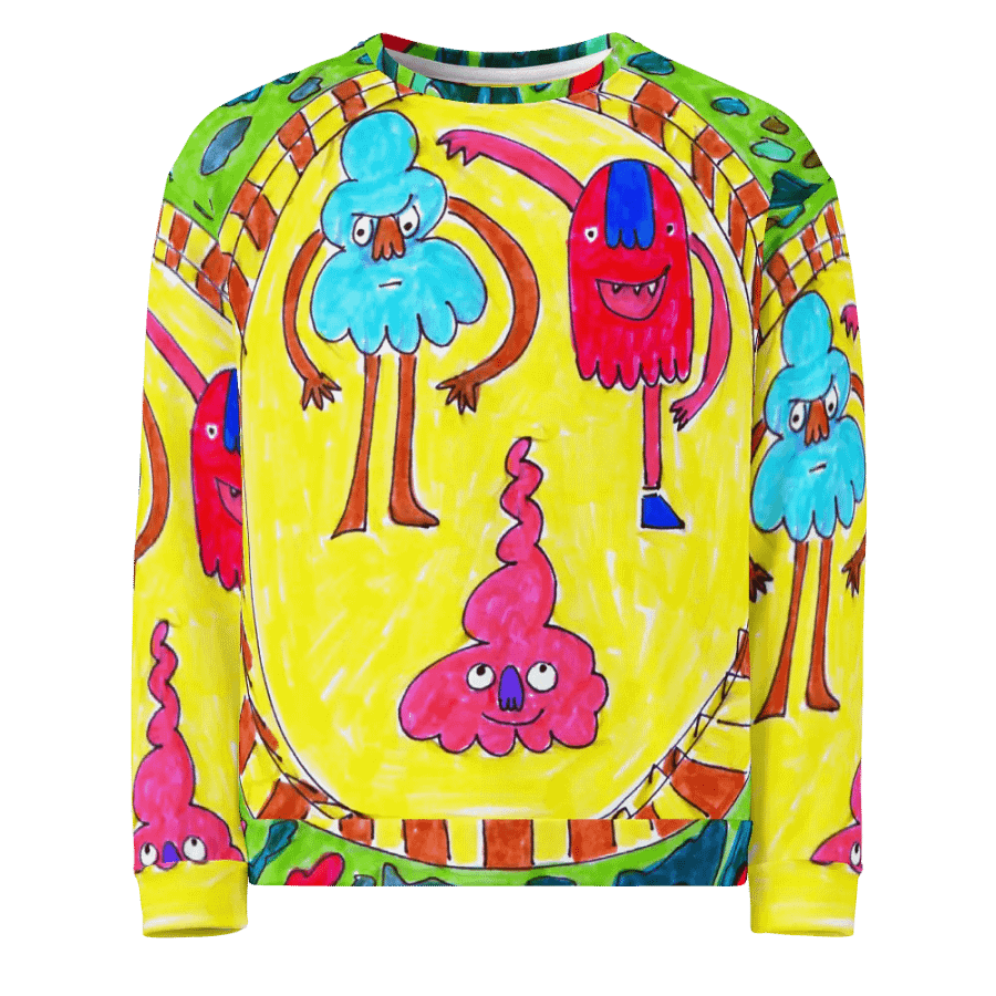 Abstract Doodle Folk Unisex Sweatshirt product image (3)