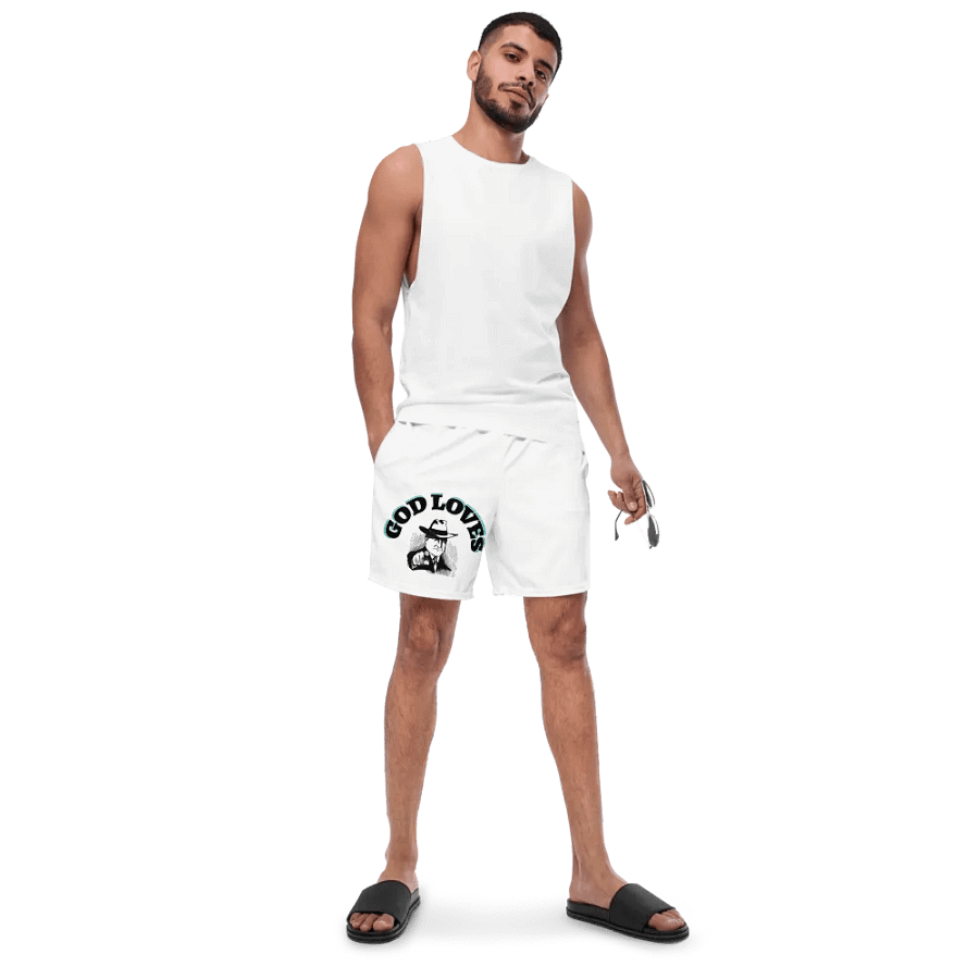 GOD LOVES YOU. Obsidian Nightfall Swim Trunks product image (2)
