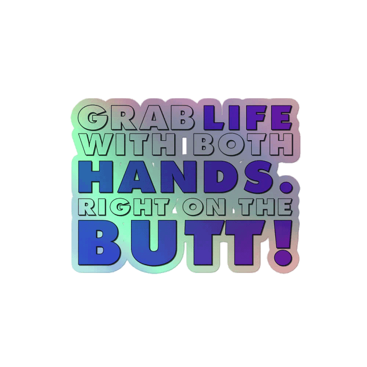 Both Hands Hologram Sticker product image (2)