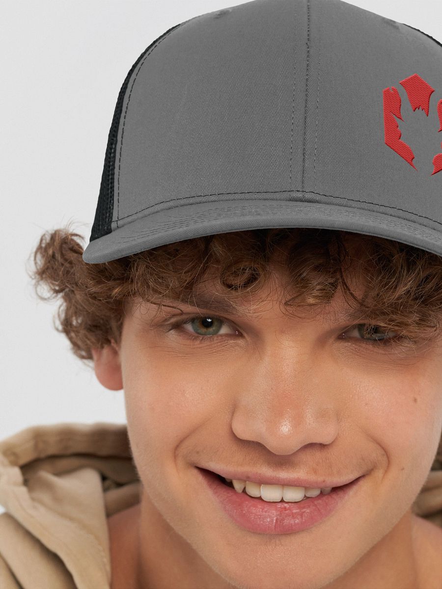 Dice Dragon Emblem Trucker Hat product image (8)