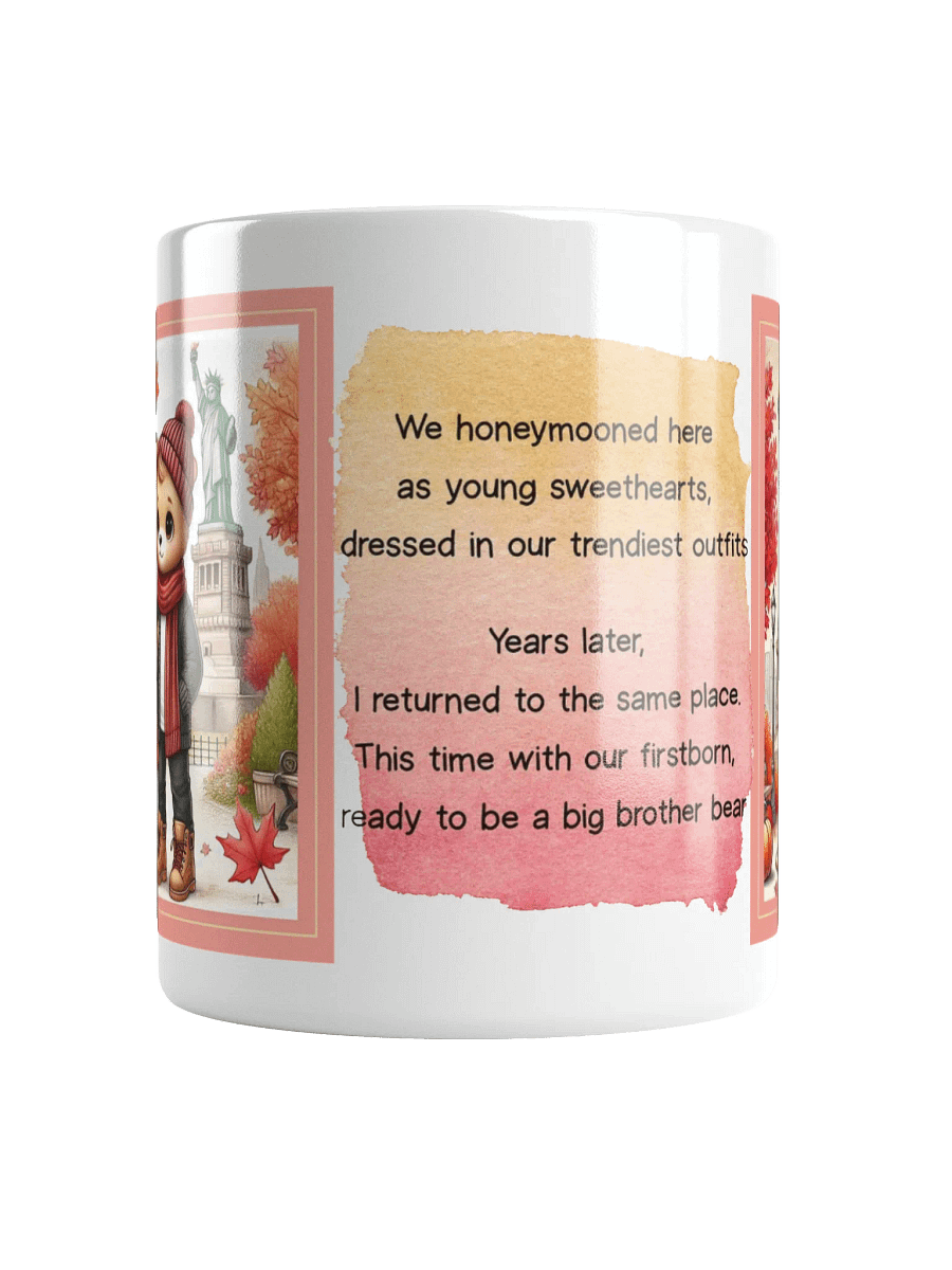 Honeymoon to Familymoon Brown Bear Mug product image (3)