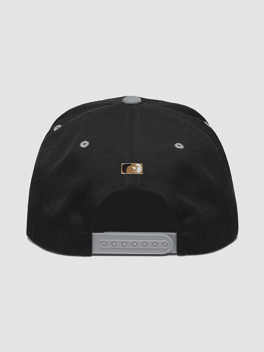 Yaktown Knarly's Embroidered Snapback (Black/Silver) product image (4)