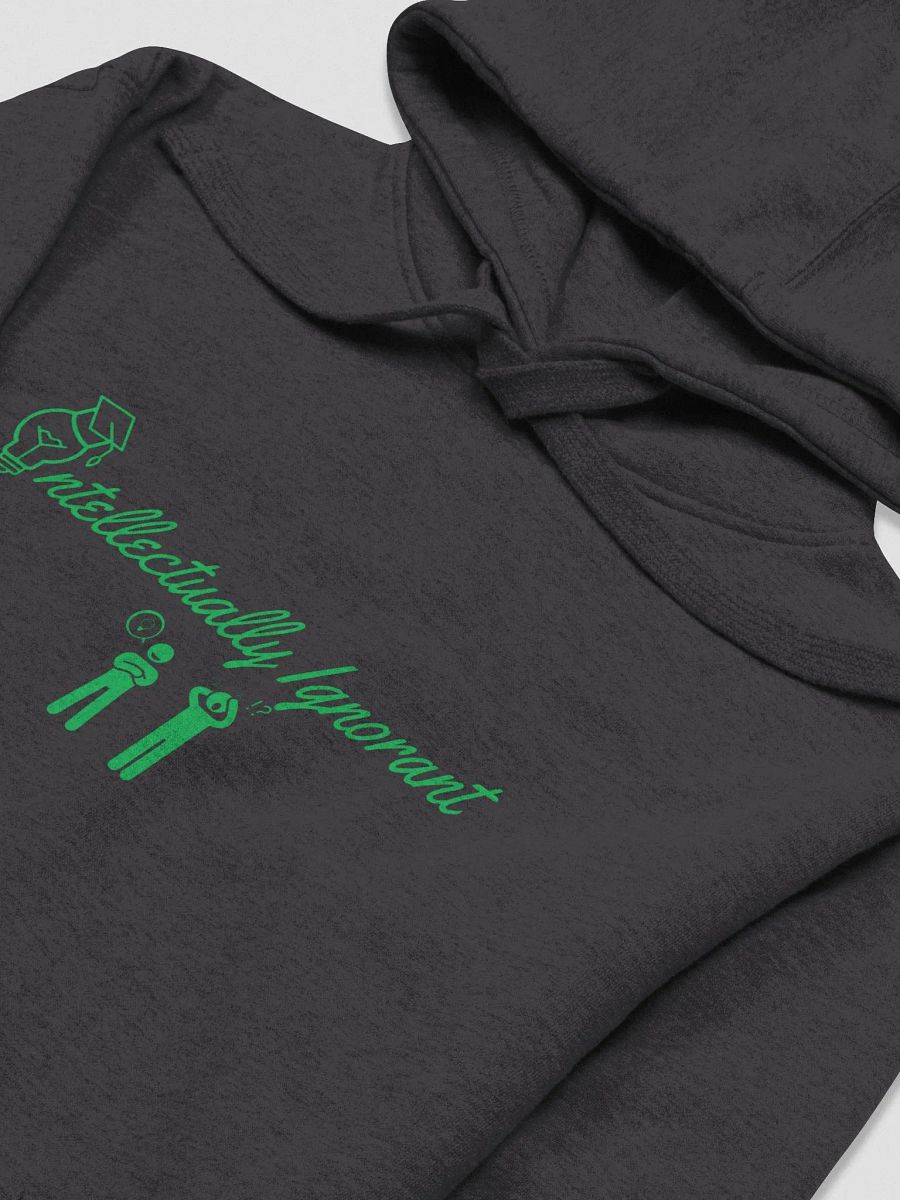Intellectually Ignorant (Green Logo) Premuim Hoodie product image (3)