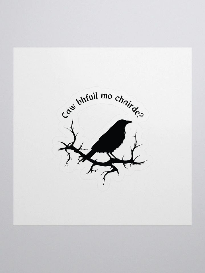 Caw bhfuil mo chairde? Sticker product image (1)