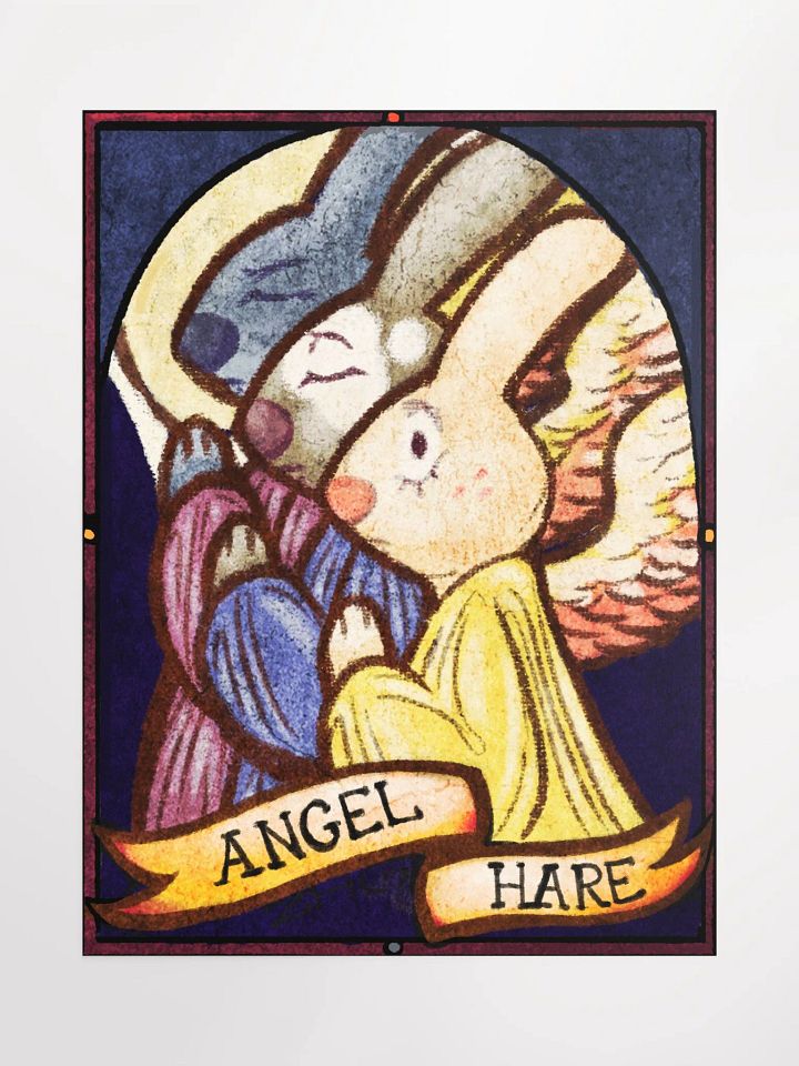 Angel Hare Window Poster product image (1)