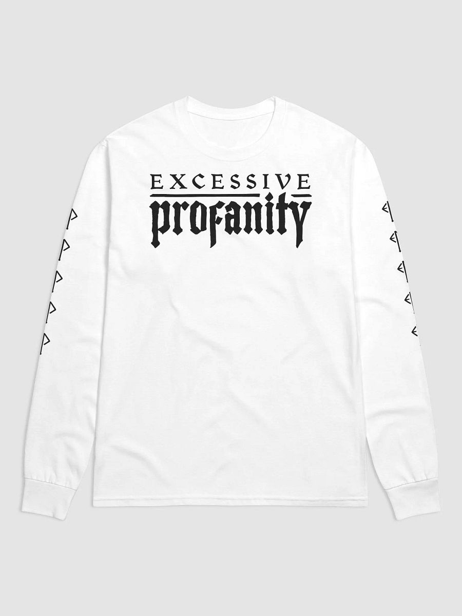 High-Quality Executioner Longsleeve: Black on White product image (1)