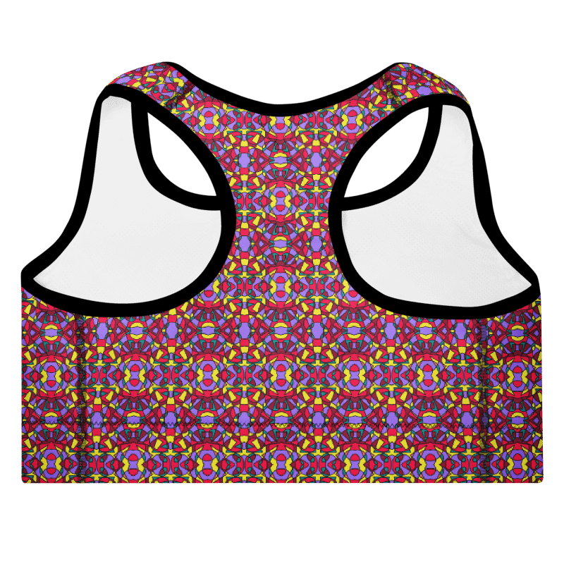 Retro Circus Ticket – All-Over Print Women’s Sports Bra for Yoga, Gym, and Fitness product image (16)