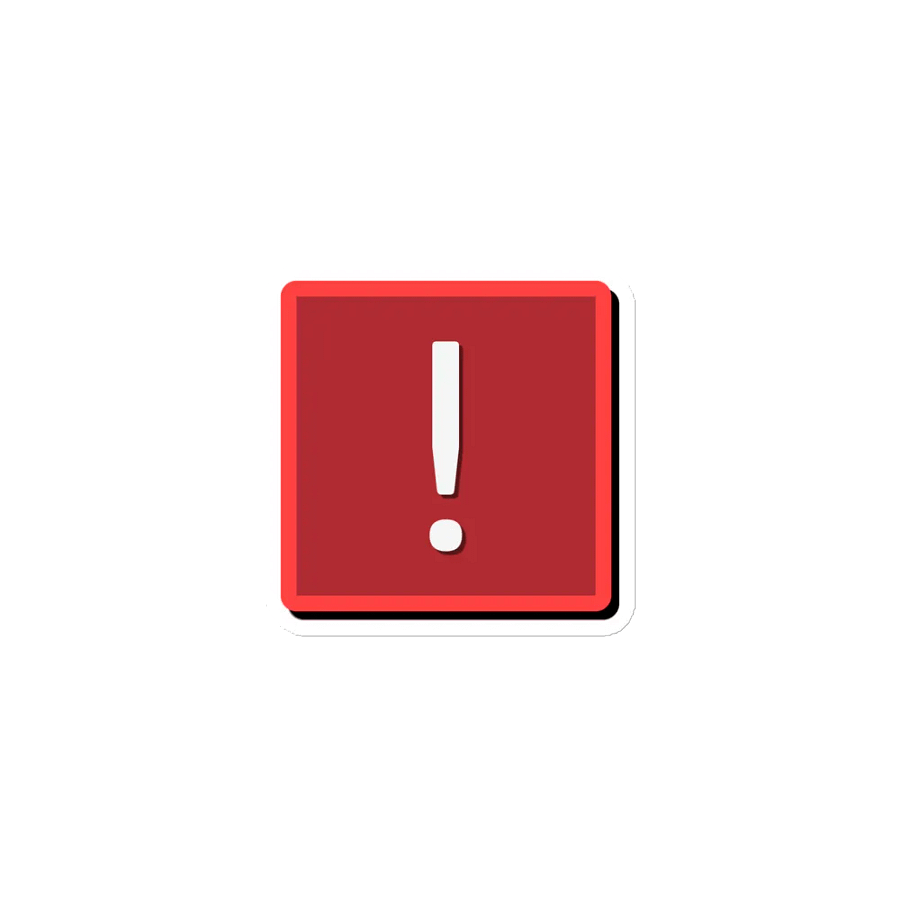 STFC Exclamation Pip Magnet product image (1)