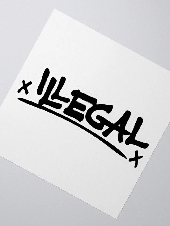 Sticker ILLEGAL product image (2)