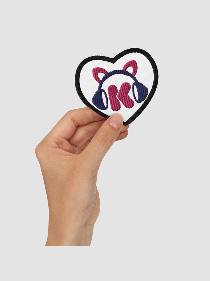 [Kalakimatra] Embroidered Patches - Heart - 3.1″×2.8″ product image (2)