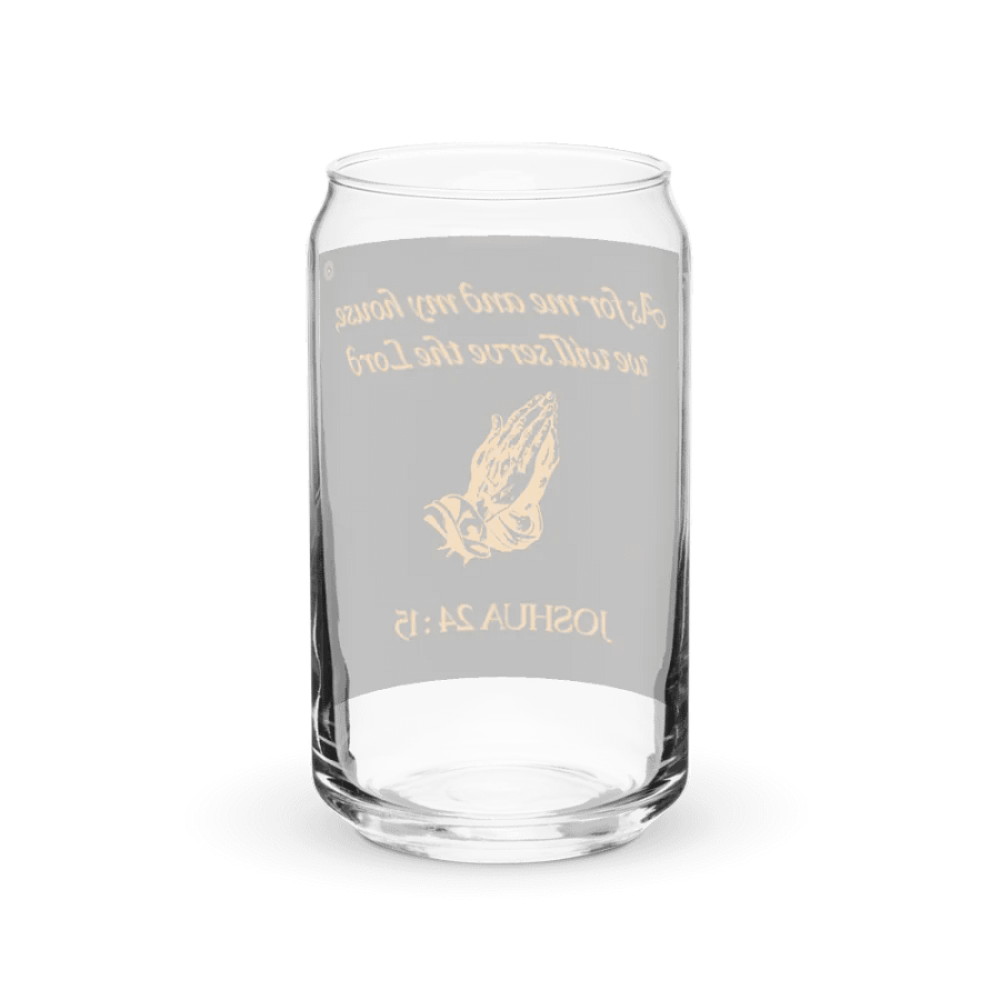 Prayer Hands Can-Shaped Glass product image (38)