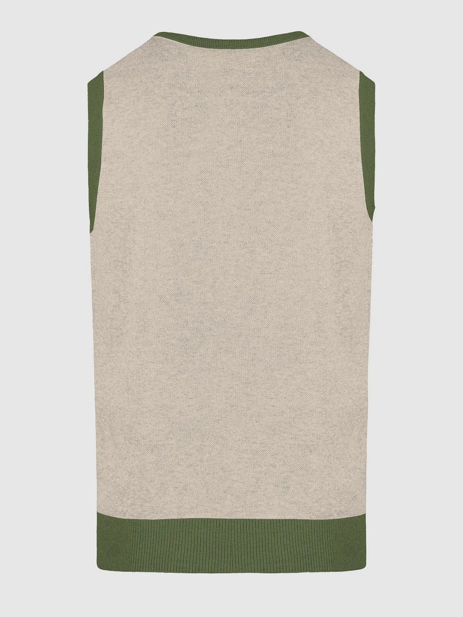wild forest puff knitted vest product image (4)