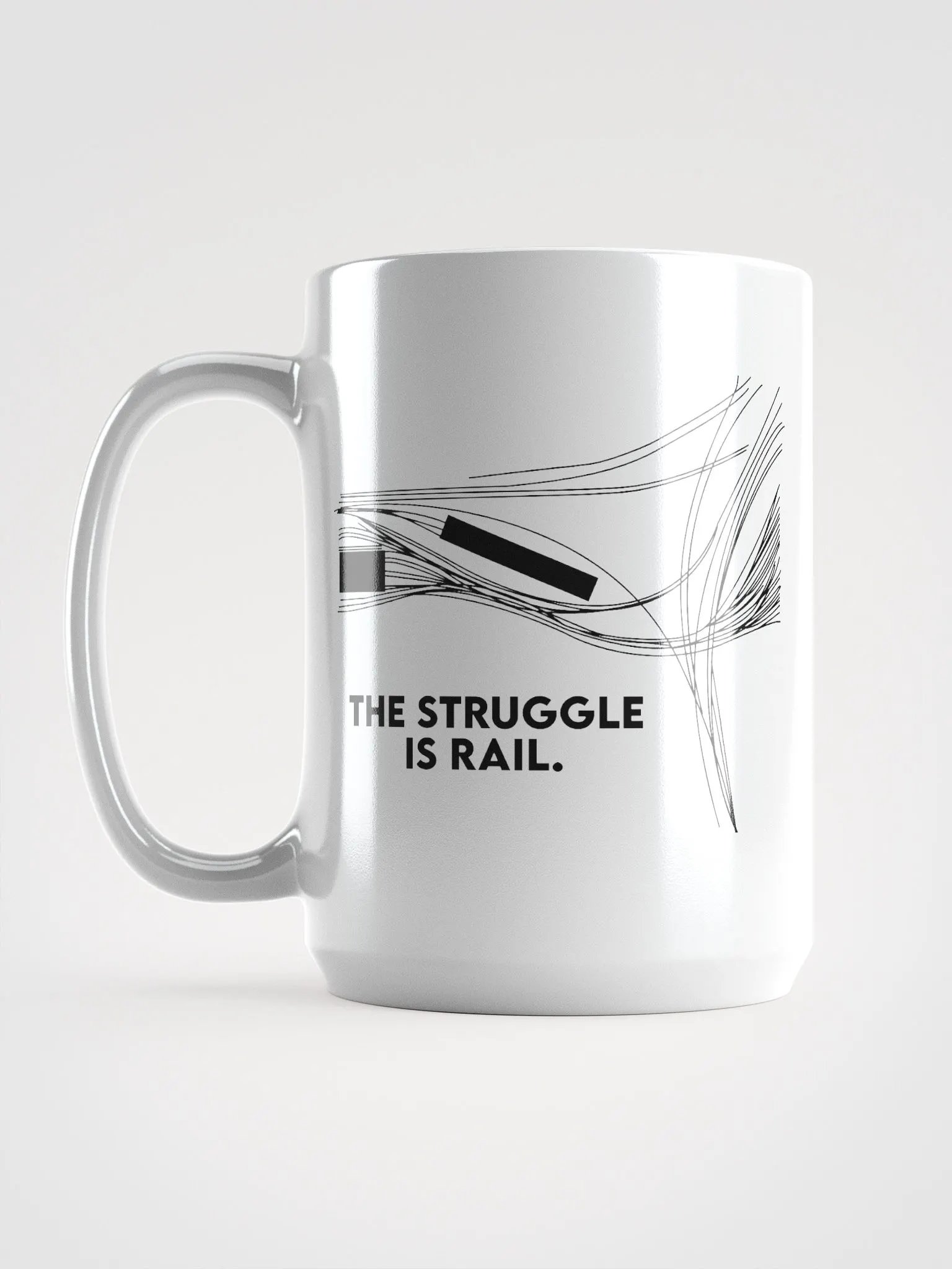 The Struggle is Rail Mug product image (6)