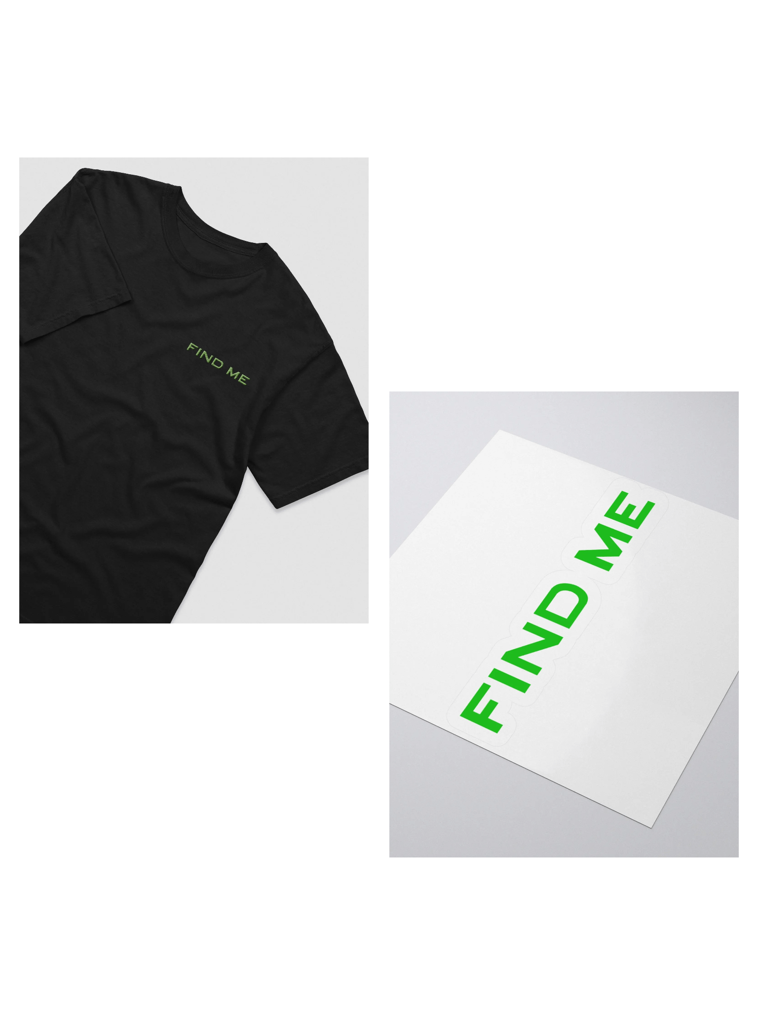 Find Me Sticker + Tee Bundle product image (1)