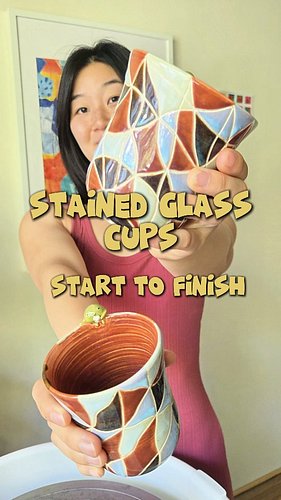what do YOU like better... dip or brush on glazing? or both!

i spent many hours of stillness glazing these cups and would lo...