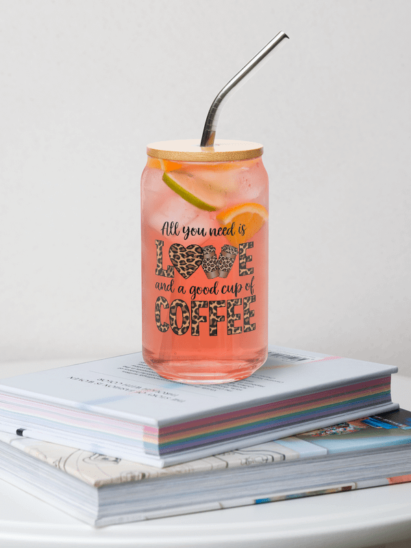 Leopard Love Coffee Can Glass product image (6)
