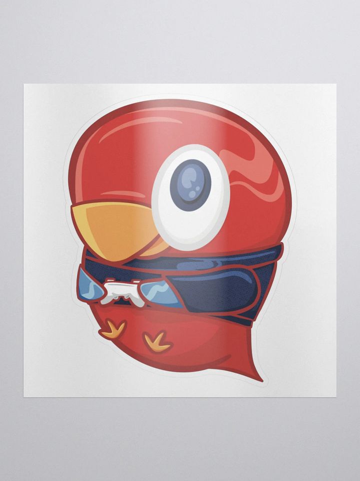 Gamer Parrot Sticker product image (1)