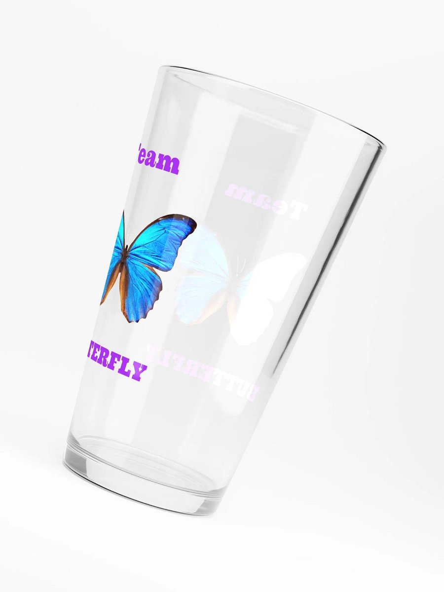 Team BUTTERFLY Pint Glass product image (6)
