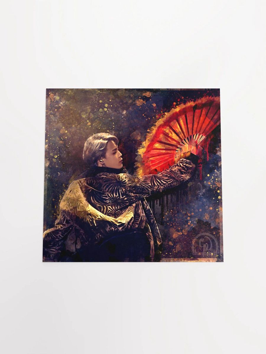 BTS - Jimin Iconic Fan Dance Print (Unframed) - Designed by ChimberArt product image (17)