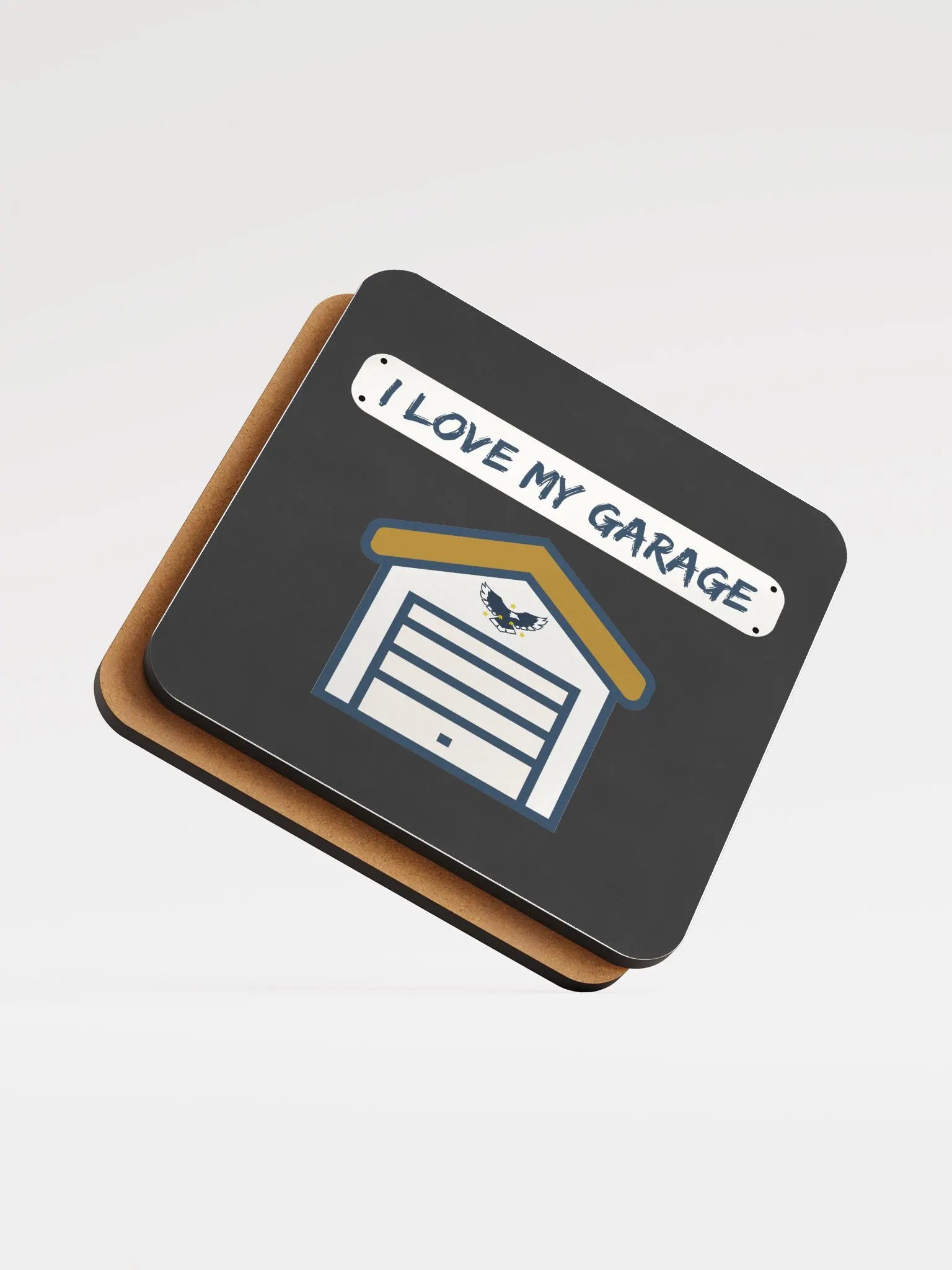 I Love My Garage - coaster - slate product image (5)
