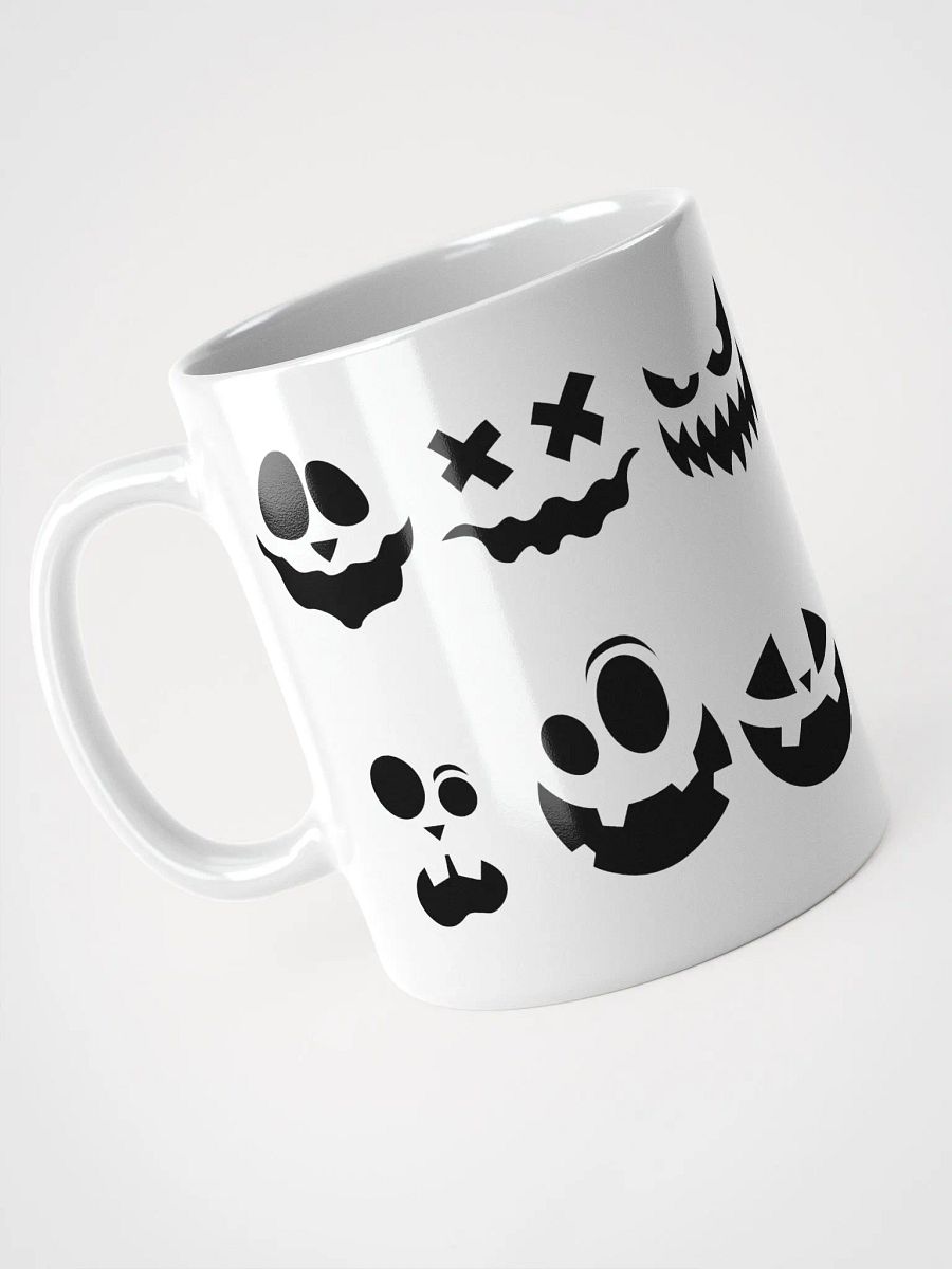 Scary Faces White Glossy Mug product image (8)