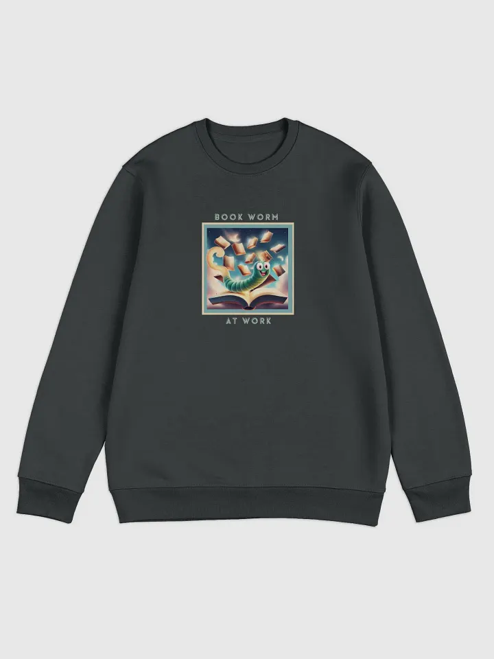 Book Worm at Work Unisex Sweatshirt product image (3)