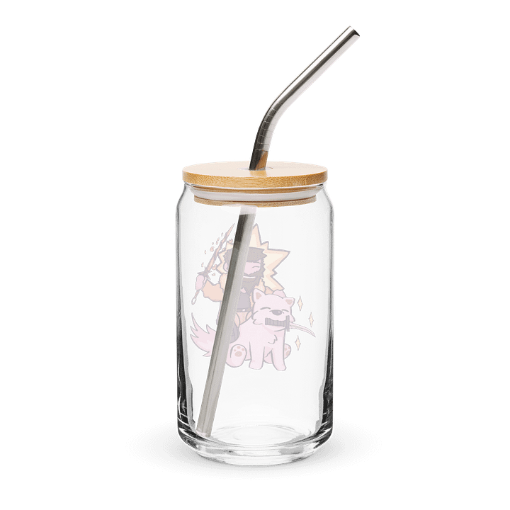 The Great Grey Woof Glass Cup product image (2)