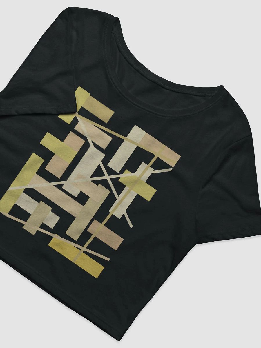 Black Background Golden Geometric Square Rectangle Line Pattern product image (3)