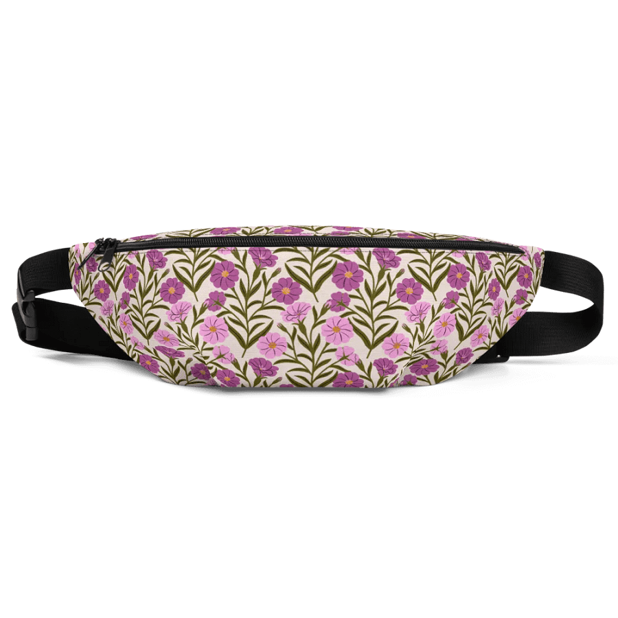 Corncockle Bouquet - Pink and Forest Green - Fanny Pack product image (4)