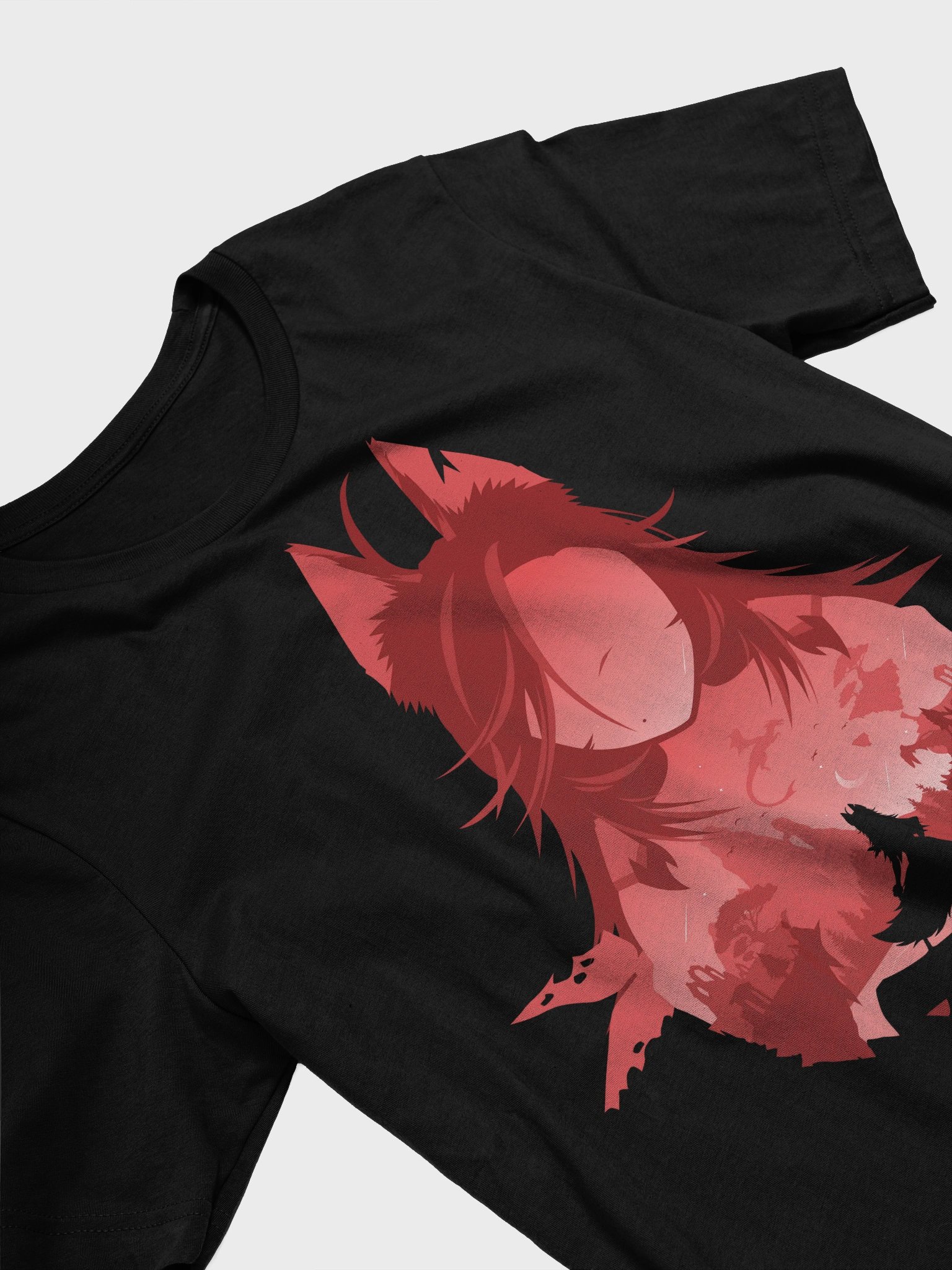 Wolf Girl Landscape T-Shirt product image (8)