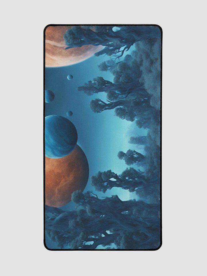 Blue Alien World Deskmat product image (2)