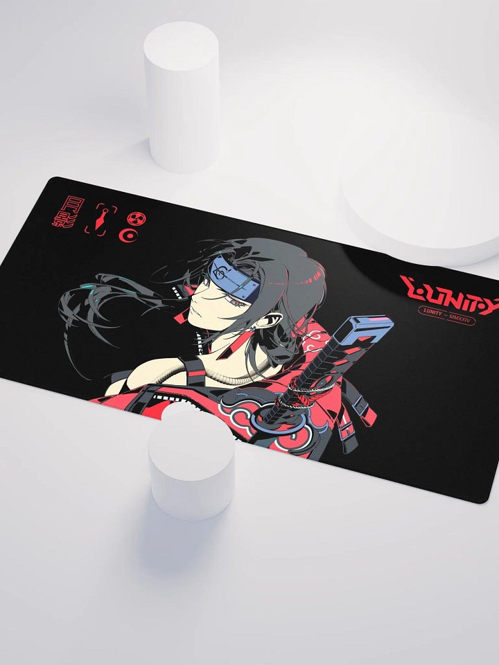 Kunoichi Black Mousepad (36"x18") product image (1)