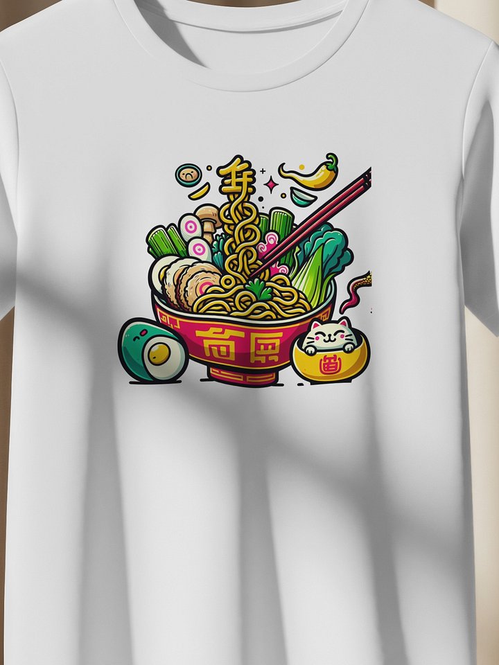 Playful Ramen Delight T-Shirt product image (1)