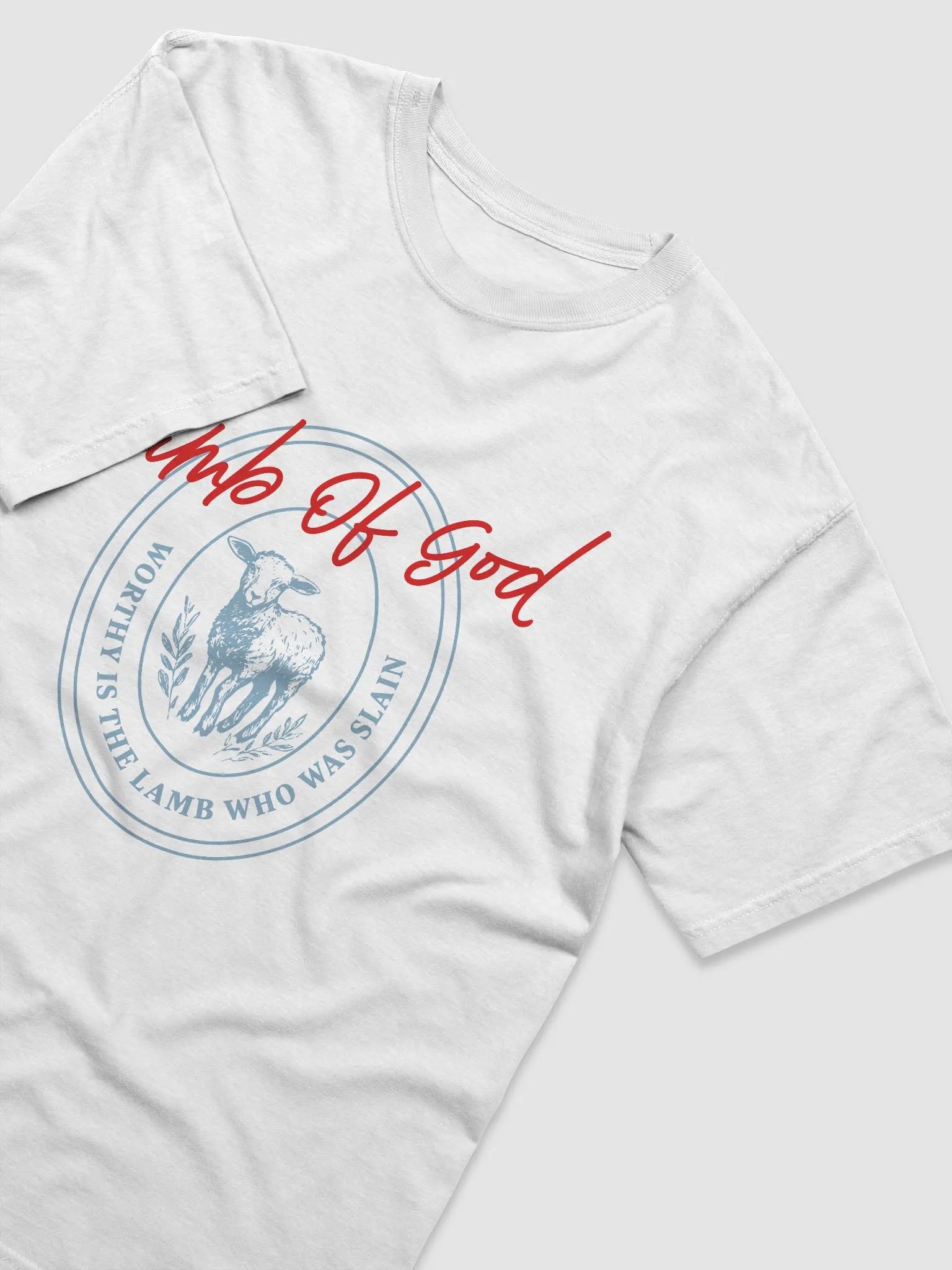 'Lamb of God' white combo tshirt product image (2)