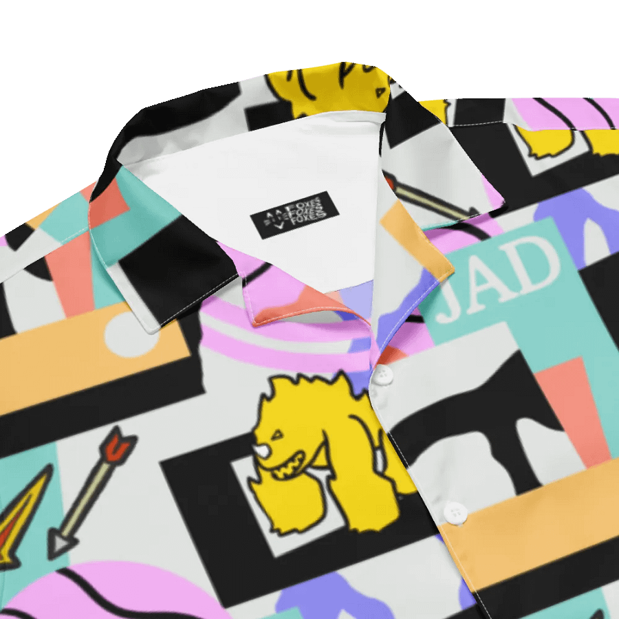Jad Pastel Abstract Button Up product image (3)
