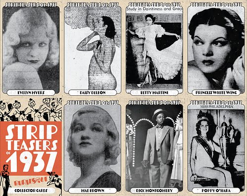 PACK #10
EVELYN MYERS
DAISY DELEON
BETTY MARTINI
PRINCESS WHITE WING
MAE BROWN
DICK MONTGOMERY
POPPY O’HARA

#stripteasersof1...