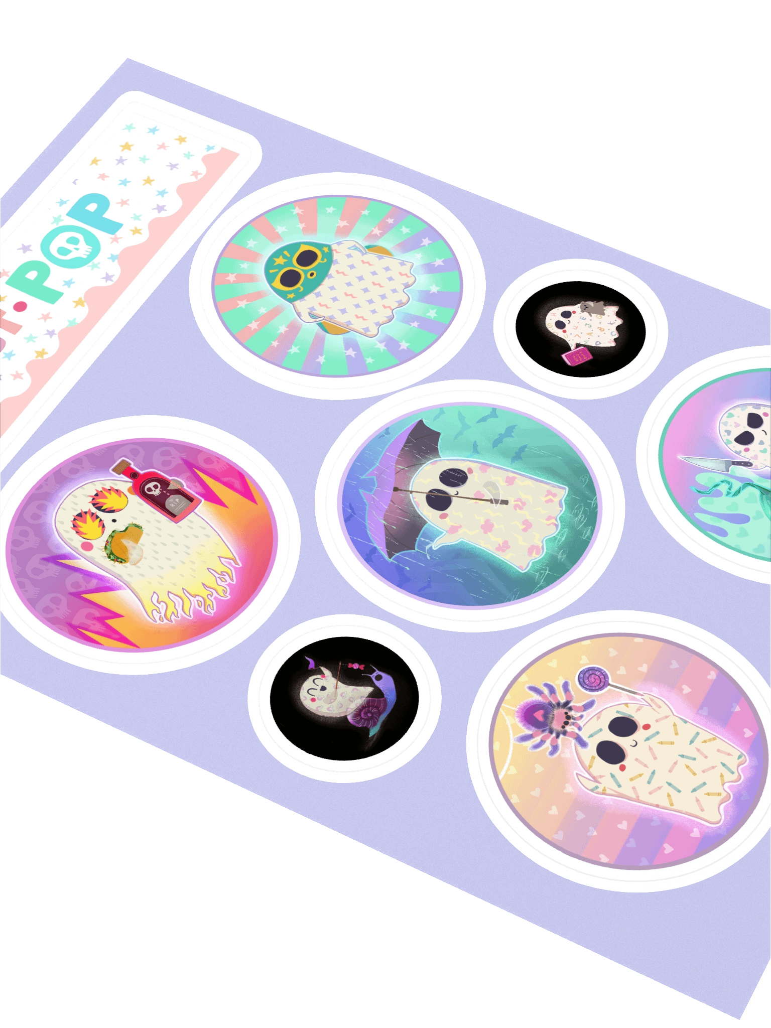 Ghost Pop Sticker Sheet #1 product image (2)